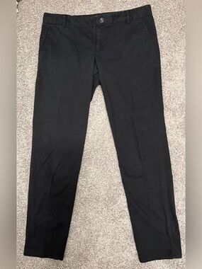 The Limited Black Ankle Crop Chinos - Slim Straight